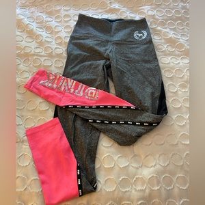 PINK HIGH WAISTED LEGGINGS